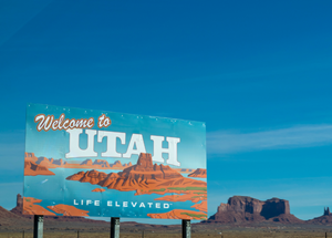 Utah Welcome Sign