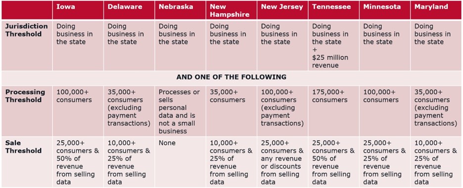 2025 State Privacy Laws