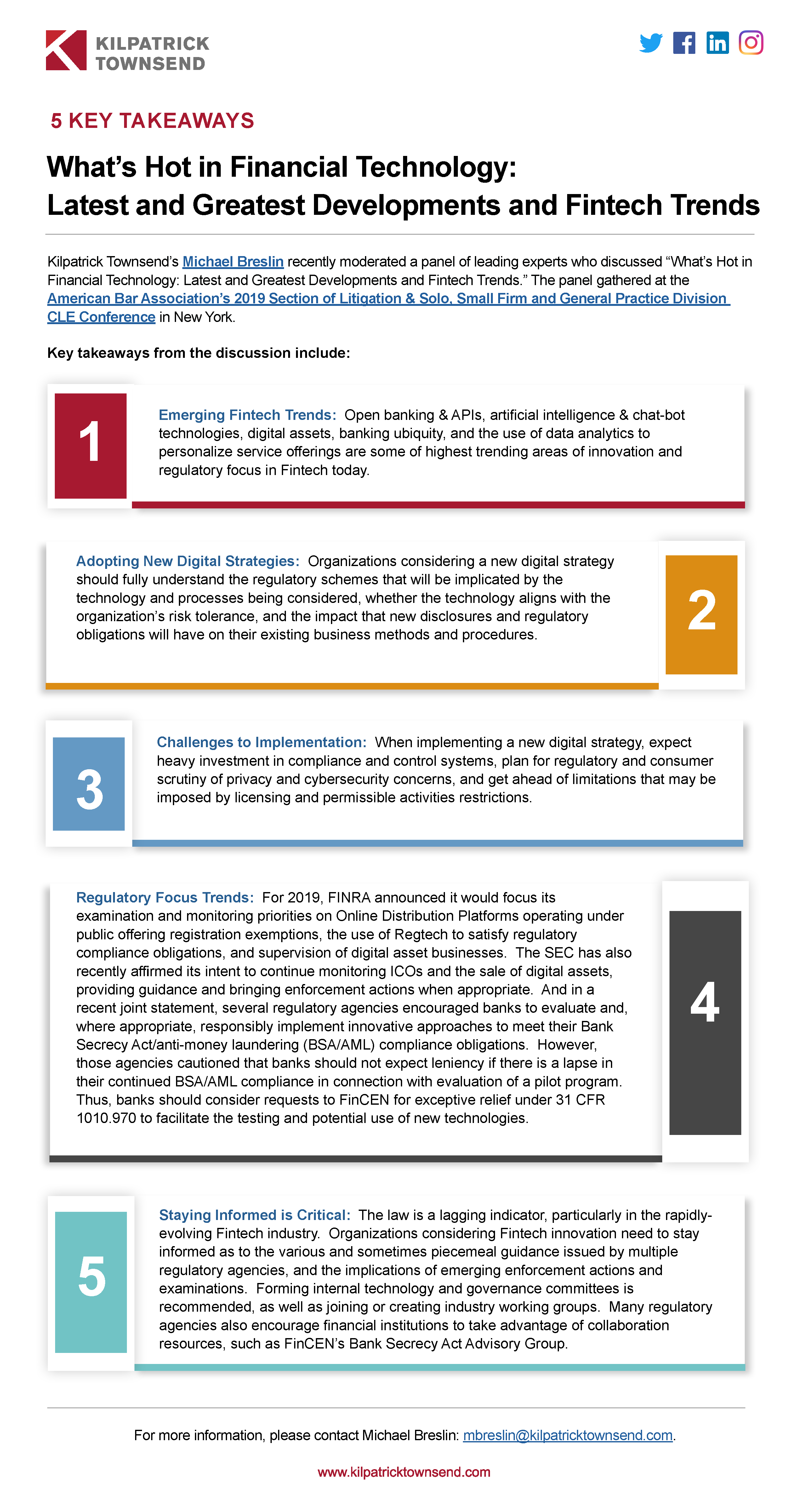 Fin Tech Topics 5 Key Takeaways | What's Hot in Financial Technology: Latest and ...