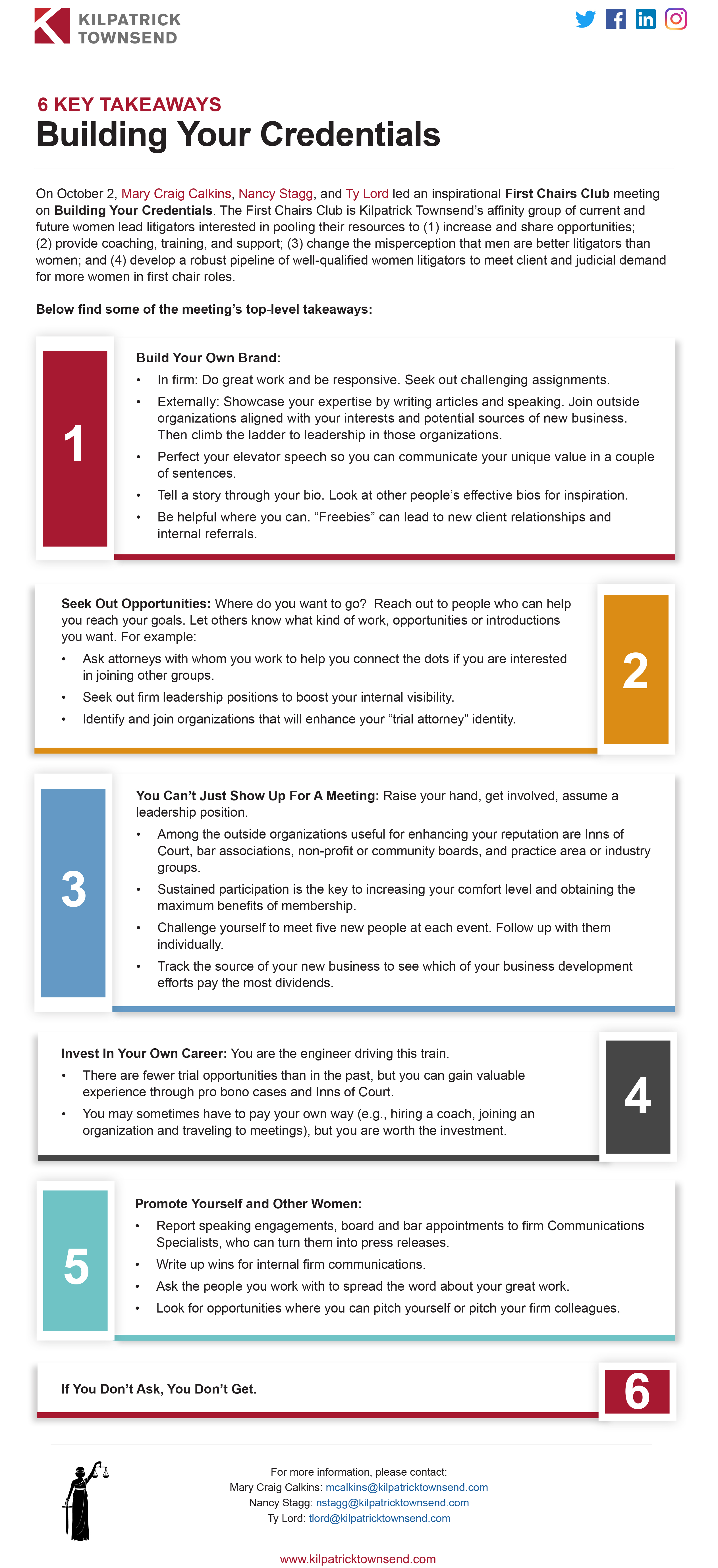 6 Key Takeaways: Building Your Credentials