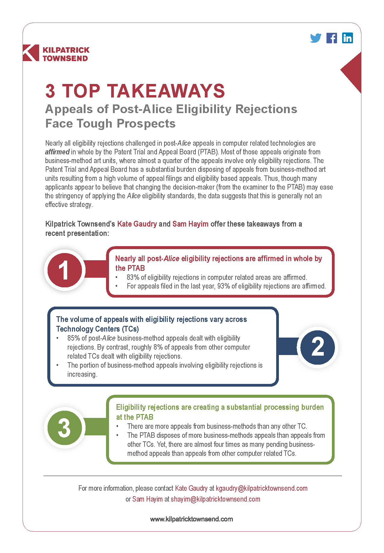 3 Top Takeaways: Appeals of Post-Alice Eligibility Rejections Face Tough Prospects